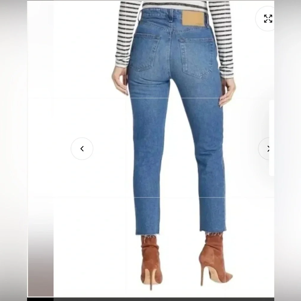 rag & bone High Rise Blue Jeans - Picture 2 of 7